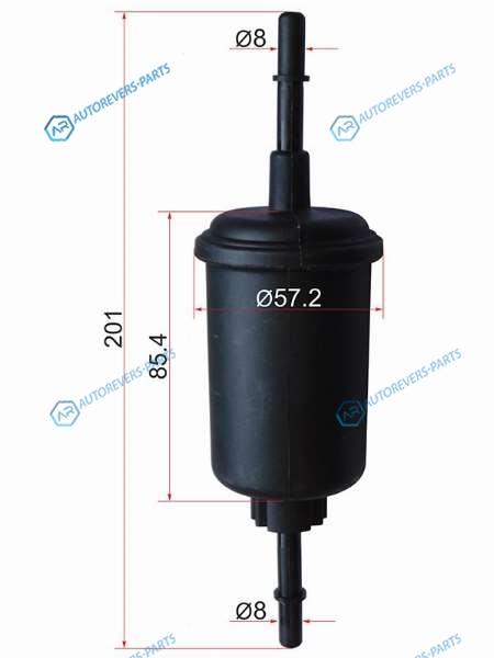 ST-D350-13-480 Фильтр топливный FORD FIESTA 02-MAZDA 2 03-