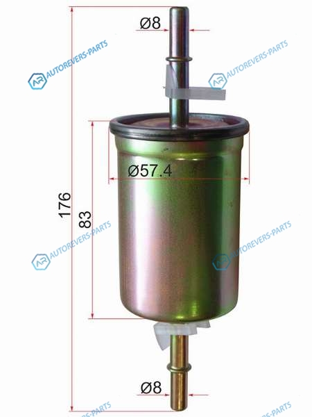ST-Z605-20-490 Фильтр топливный FORD FOCUS 99-MAZDA 3 03-VOLVO S40 04-