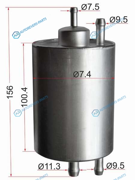 ST-A0024773001 Фильтр топливный MERCEDES W202W203W210W220W463CL203C208C209R129R230R170