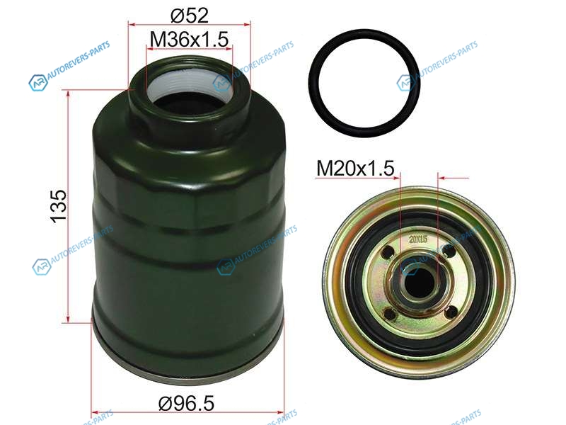 ST-MB129675 Фильтр топливный MITSUBISHI PAJERO SPORT 96-08CHALLENGER K9 96-01L200 96-06