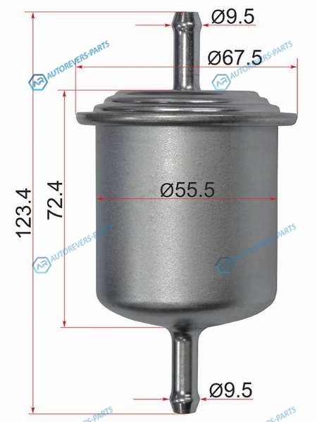 ST-16400-0W0X0 Фильтр топливный NISSAN ADALMERAAVENIRCARAVANCEDRICCEFIROCUBEELGRANDEXPERTPRESAGEPRIMERAS