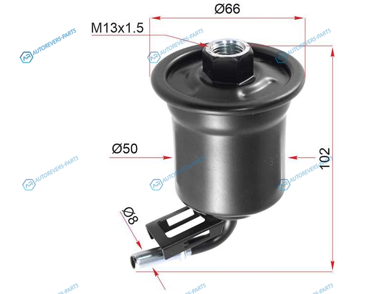 ST-23300-20040 Фильтр топливный TOYOTA CAMRY GRACIA 2MZ SXV2 98-01 MARK II QUALIS V2 97-01WINDOM MCV20 96-01