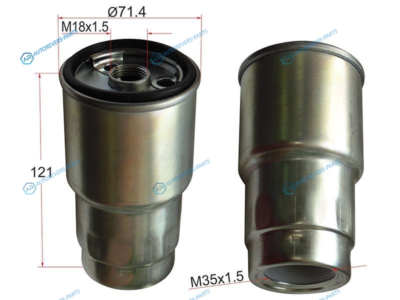 ST-23390-64450 Фильтр топливный TOYOTA CORONAMARKHIACE 23C2LTE 92-