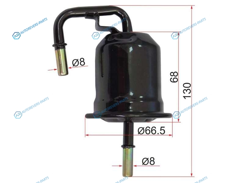 ST-23300-50140 Фильтр топливный TOYOTA LAND CRUISER 200 2UZFE 07-