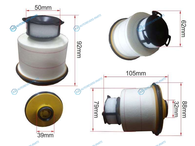 ST-23390-0L090 Фильтр топливный TOYOTA LC PRADOHILUX 15- 12GDFTV
