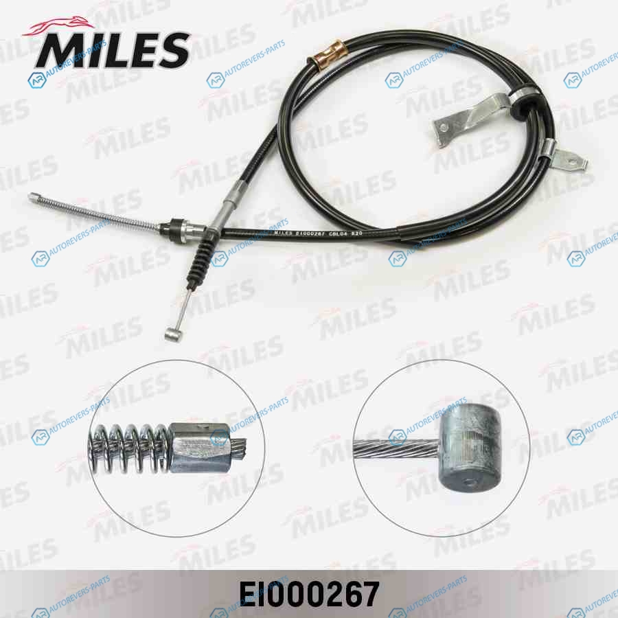 EI000267 Трос стояночного тормоза TOYOTA AVENSIS 03- левый EI000267