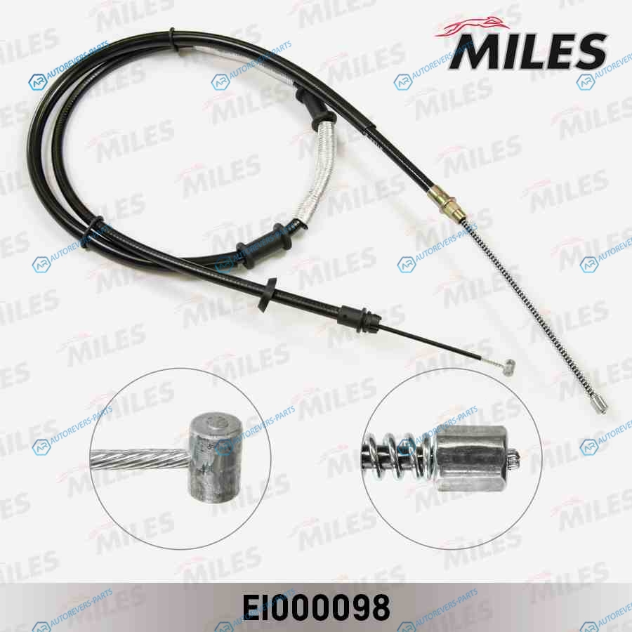 EI000098 Трос стояночного тормоза FIAT DOBLO 01- левый EI000098