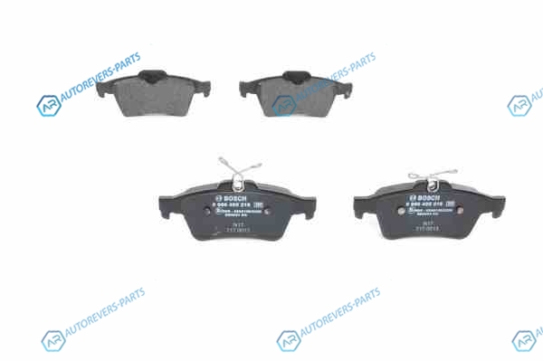 0 986 495 216_колодки дисковые задние!| Ford Focus II|C-Max|Mazda 3| Volvo S40 1.4-2.4|2.0D 03>