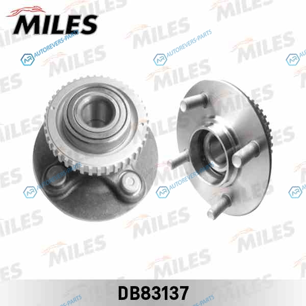 DB83137 Ступица с подшипником NISSAN ALMERA N15 95-00 зад. +ABS (SNR R168.76) DB83137