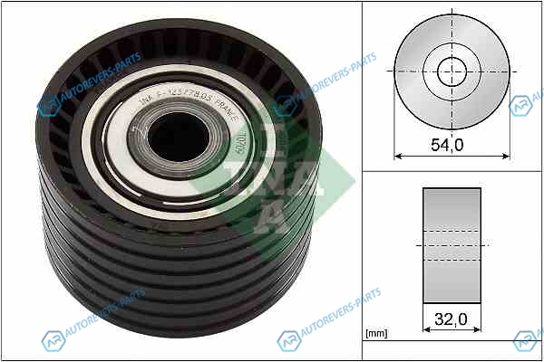 532077410 Ролик обводной ГРМ RENAULT LOGAN 1.6 532077410
