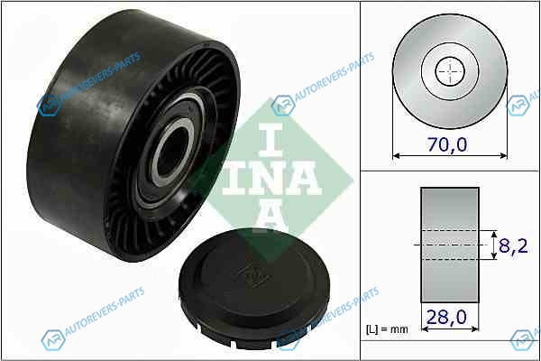 532046810 Ролик обводной VW TRANSPORTER V. VI. AMAROK 532046810