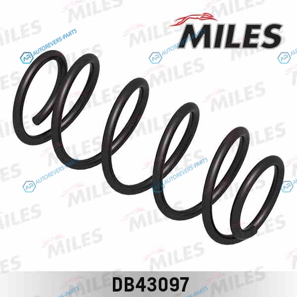 DB43097 Пружина подвески OPEL ZAFIRA 2.22.0DTI2.2DTI 99-VECTRA B 2.6 95-03 передняя (LESJOFORS 4063452) DB43097