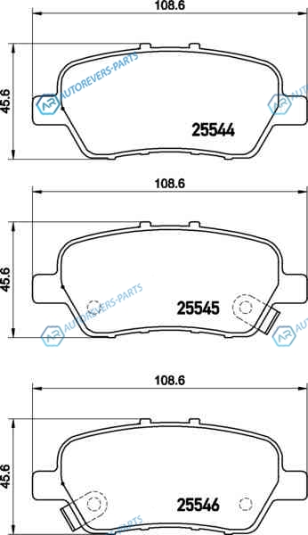 NP8032 Колодки тормозные дисковые. задние. HONDA ODYSSEY (RB_) NP8032