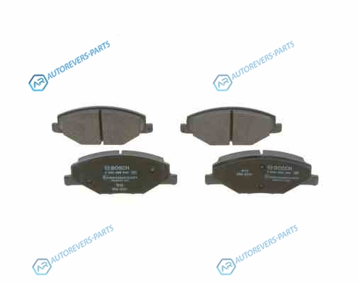0 986 495 390_колодки дисковые передние! с антискр. пл.| Skoda Fabia 1.2| VW Polo RUS 1.6 12>