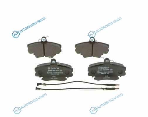 0 986 495 212_колодки дисковые передние!| Renault Clio 91>|R19 92-96| Peugeot 205|309 1.9GTi <98