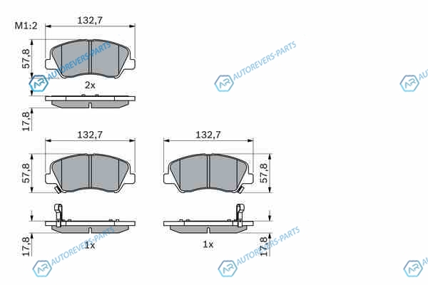 0 986 494 563_колодки дисковые передние!| Hyundai Solaris|Accent|Kia Rio all 11>