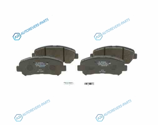 0 986 494 501_колодки дисковые п.!| Nissan Qashqai all 07> |X-trail 07>