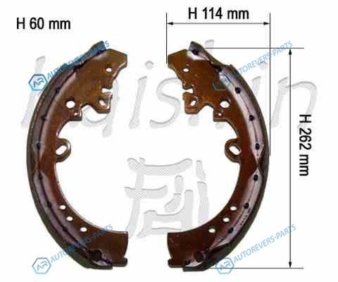 K2395 Колодки тормозные барабанные K2395