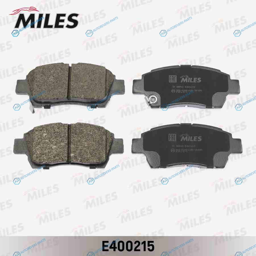 E400215 Колодки тормозные (Смесь Low-Metallic) передние (TOYOTA YARIS  VITZ 1.0-1.3 ) (без датчика) (TRW GDB3218) E400215