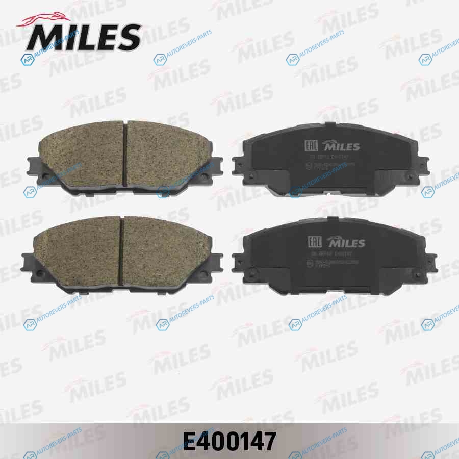 E400147 Колодки тормозные (Смесь Low-Metallic) передние (TOYOTA RAV4 III-IV) (без датчика) (TRW GDB3424) E400147