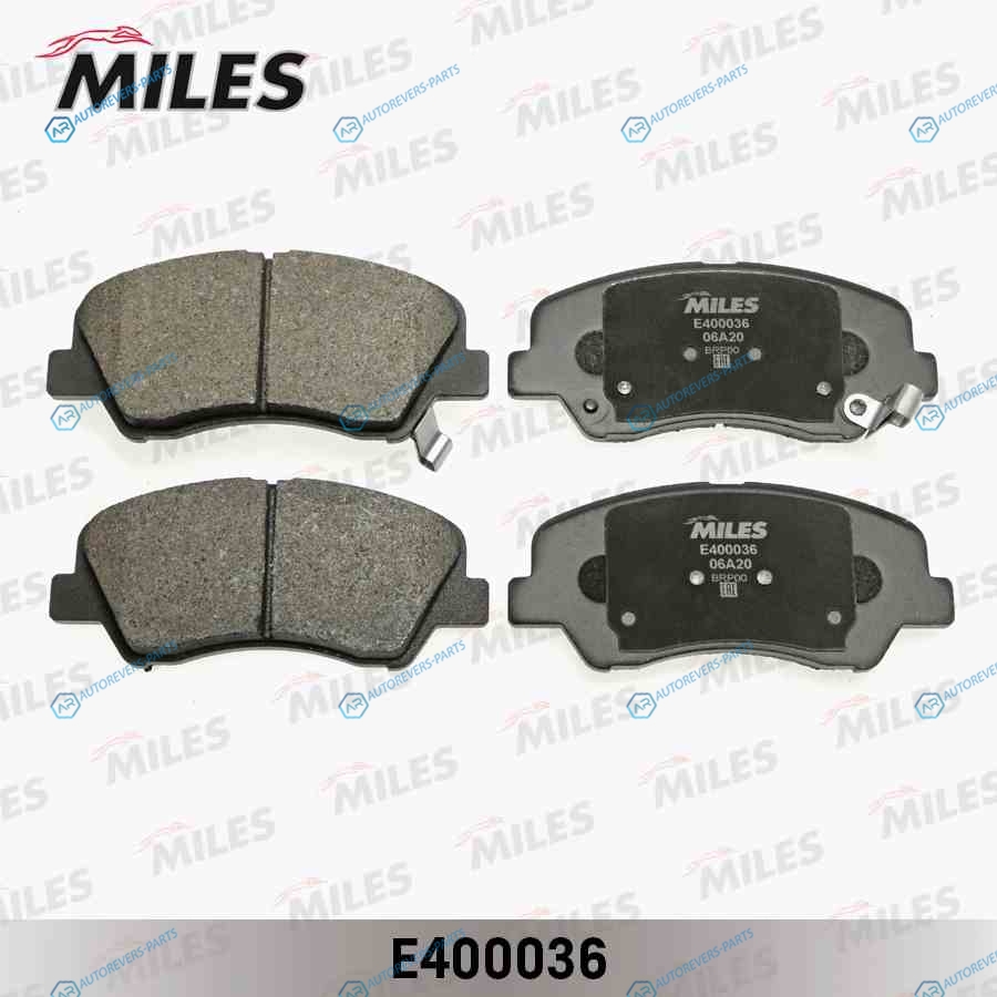 E400036 Колодки тормозные (Смесь Low-Metallic) передние (HYUNDAI SOLARIS. KIA RIO III) (без датчика) (TRW GDB3548) E400036