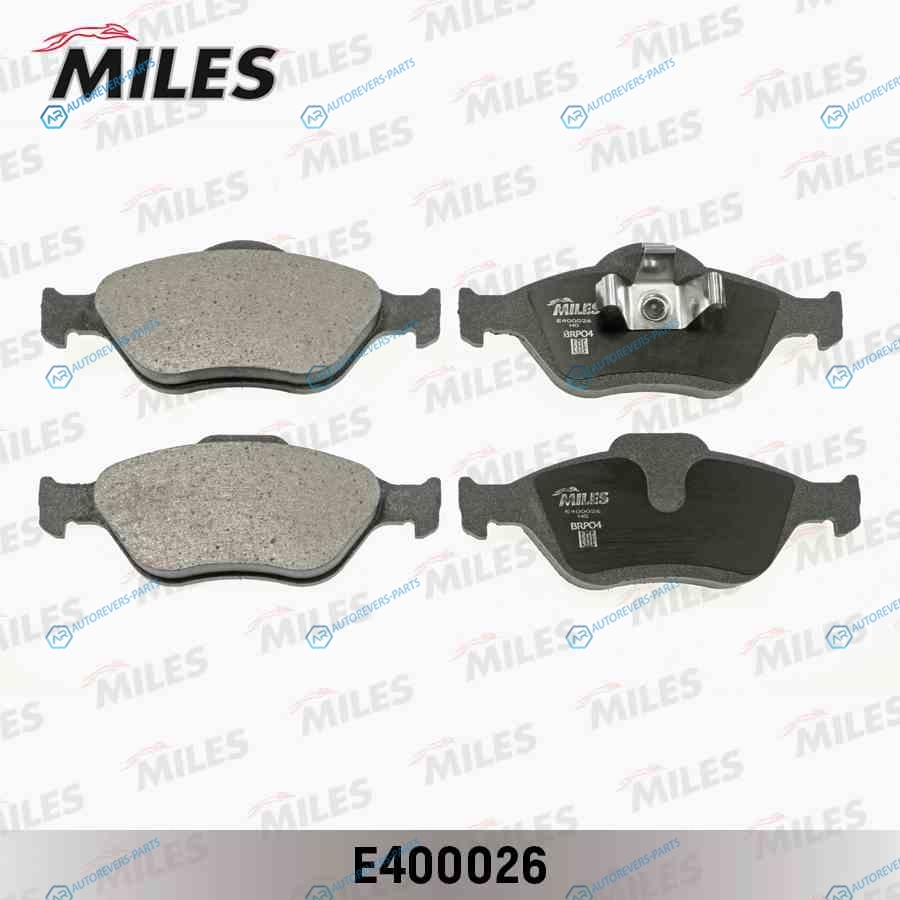 E400026 Колодки тормозные (Смесь Low-Metallic) передние (FORD FIESTA IV-V. FUSION. MAZDA 2 (DY)) (без датчика) (TRW GDB1419) E400026
