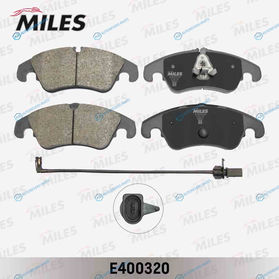 E400320 Колодки тормозные (Смесь Low-Metallic) передние (AUDI A6ALLROADS6A7 (1LA1LJ) 10-) (с датчиком + болты) (TRW GDB1908) E400320