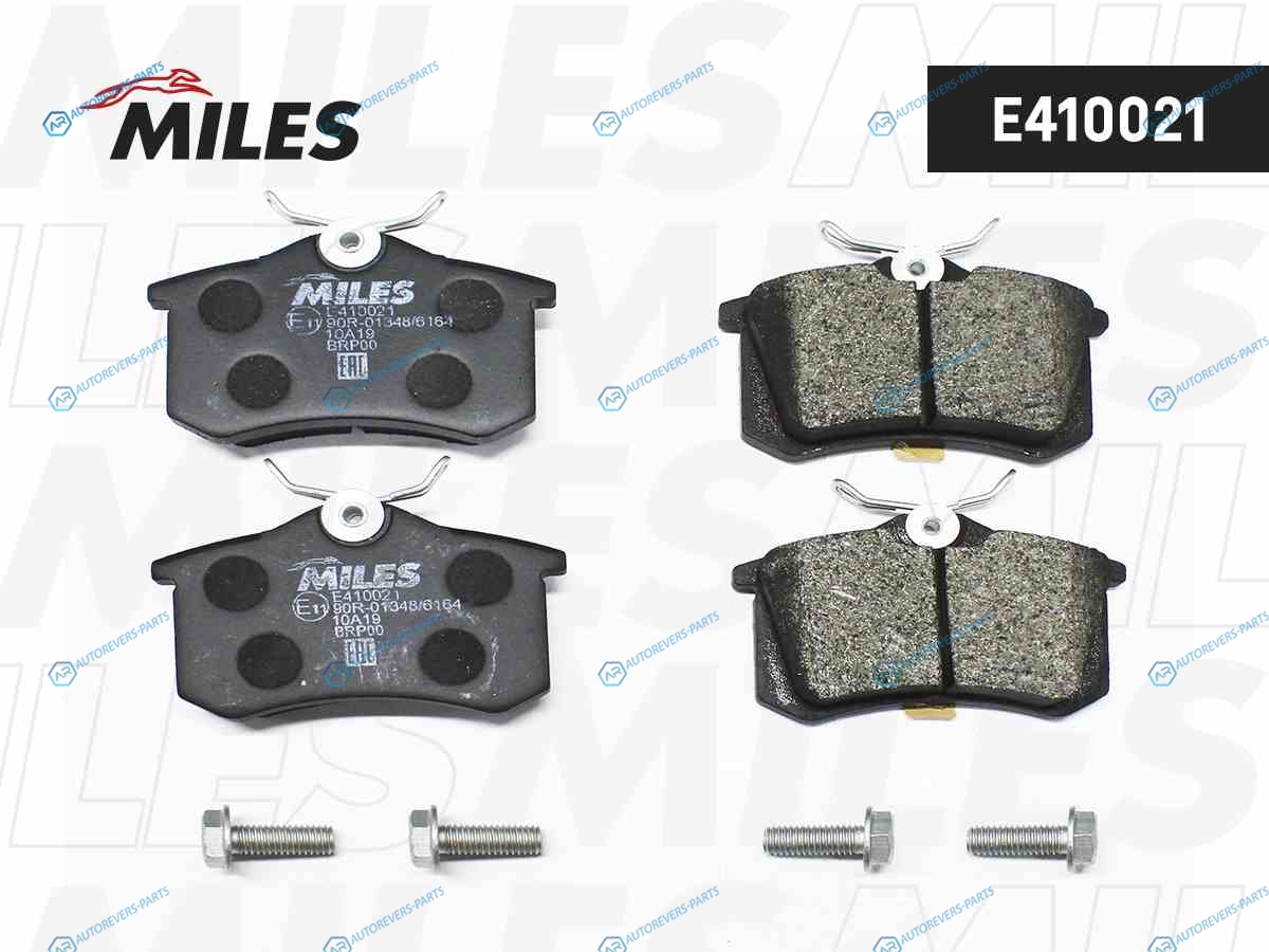 E410021 Колодки тормозные (Смесь Low-Metallic) задние (AUDI A4 (B6-B7). A6 (C5). VW PASSAT (3A2. 35I)) (без датчика + болты) (TRW GDB1121) E410021