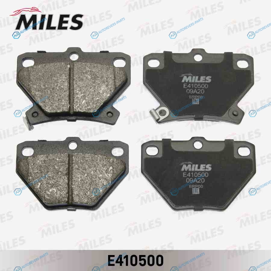 E410500 Колодки тормозные (Смесь Low-Metallic) TOYOTA CELICA 99-COROLLA 00-PRIUS 1.5 00-YARIS 99- задние (без датчика) (TRW GDB3243) E410500