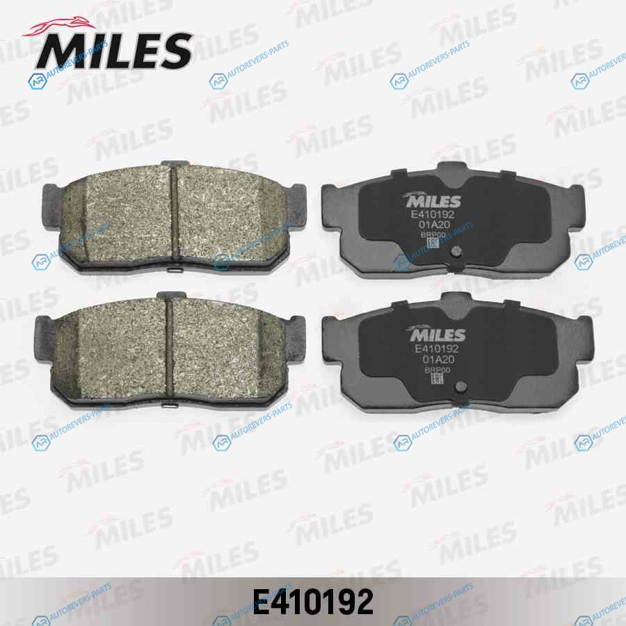 E410192 Колодки тормозные (Смесь Low-Metallic) NISSAN ALMERA 95-MAXIMA 95-PRIMERA 90-98SUNNY 87-95 задние (без датчика) (TRW GDB1172) E410192