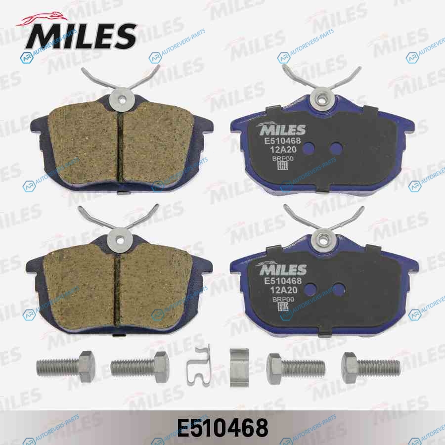 E510468 Колодки тормозные (Смесь CERAMIC) MITSUBISHI COLT 04SMART FORFOUR 05VOLVO S40V40 задние (TRW GDB1314) E510468
