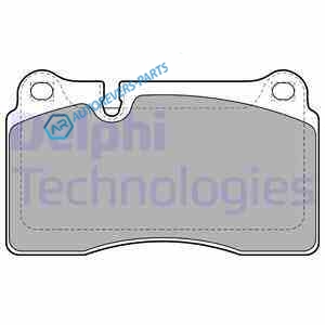 LP2012 Колодки передние VW TOUAREG (7L. 7P) 17 LP2012