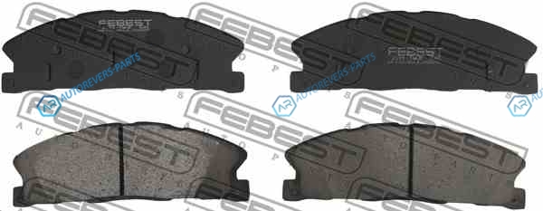 2101-TWJF Колодки передние FORD EXPLORER 2011- 2101-TWJF