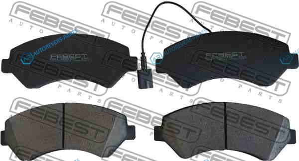 2501-BOXIIIF Колодки передние CITROEN JUMPER III RELAY III 2006- 2501-BOXIIIF