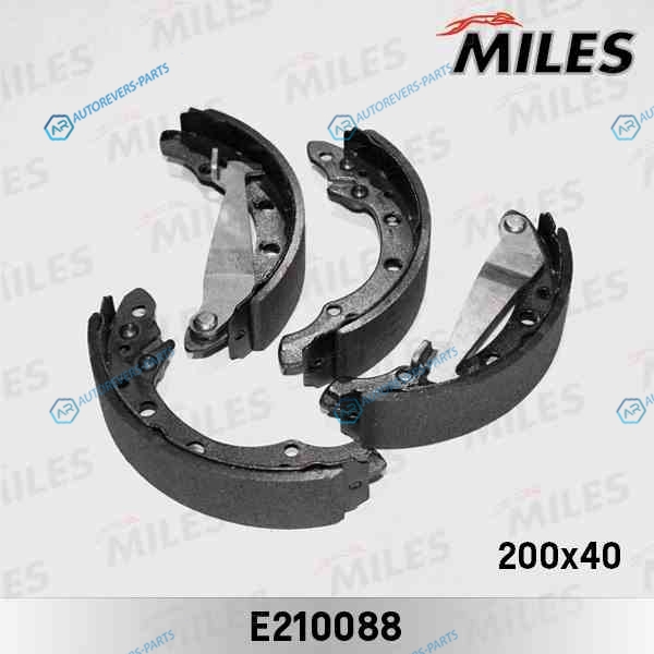 E210088 Колодки барабанные (VW POLO SEDAN 10-. CHERY AMULET. SKODA FABIA I-II) (TRW GS8526) 200 X 40 мм E210088