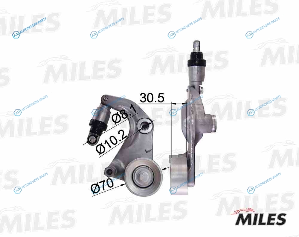 AG00135 Натяжитель ремня приводного HONDA CIVIC 1.8 06- (INA 534025110) AG00135