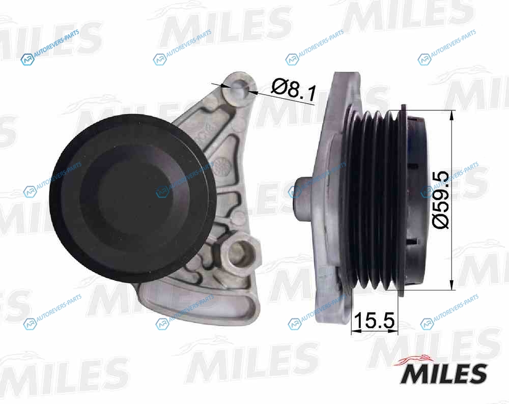 AG00308 Натяжитель ремня приводного AUDI A4A6VW PASSAT 1.6-1.9D 95-05 AG00308
