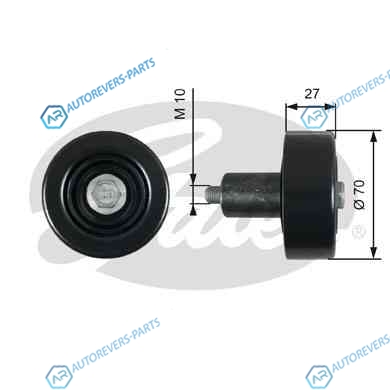 T39277 Натяжитель ремня поликлинового T39277 (7808-21677)