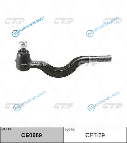 CE0669_наконечник рулевой внутренний! замена CET-69| Toyota Crown 87-99