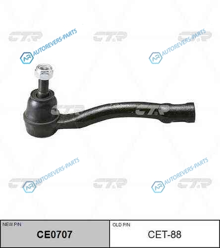 CE0707_наконечник рулевой правый! замена CET-88| Toyota Carina AT171|ST171|CT170 87-92