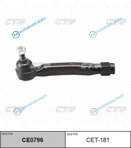 CE0796_наконечник рулевой правый! замена CET-181| Toyota Highlander GSU40 08>