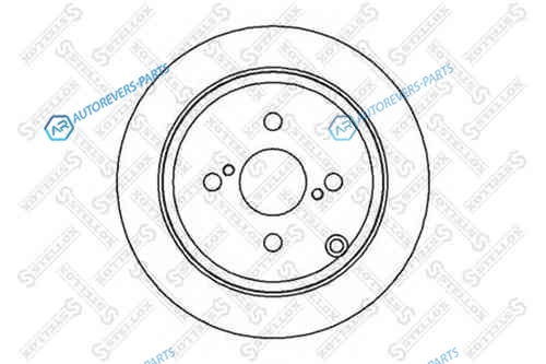 6020-4584-SX_диск тормозной задний!| Toyota Corolla 1.4|1.6 01>