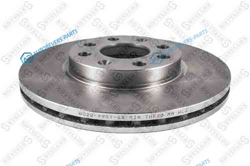 6020-9957-SX_диск тормозной передний!| Fiat Punto 05>| Opel Adam|Corsa D 06>|Vauxhall 06>