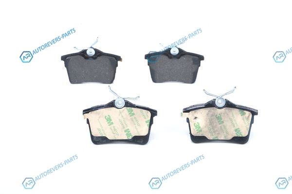 0 986 494 304_колодки дисковые задние!| Citroen Berlingo| Peugeot 308|Partner 1.6-2.0HDi 08>