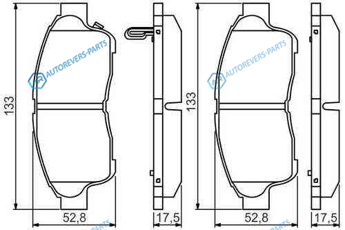 0 986 495 257_колодки дисковые передние!| Toyota Carina E 93-97| Camry 2.2 92-96| Corolla 95-02
