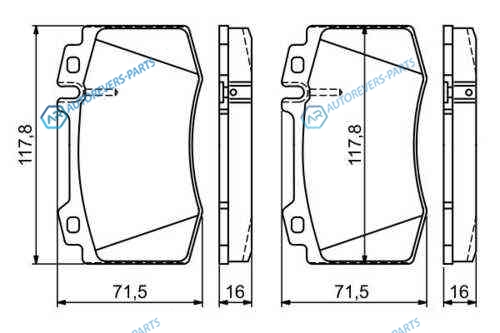 0 986 495 278_колодки дисковые передн.! с пластинами| MB W163 3.5-5.0|4.0CDi|W220 2.8-6.0|3.2CDi 98>
