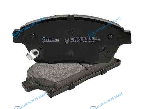 000 023B-SX_колодки дисковые передние! с антискрип. пл.| Opel Astra 09>| Chevrolet Cruze 1.4-2.0 09>