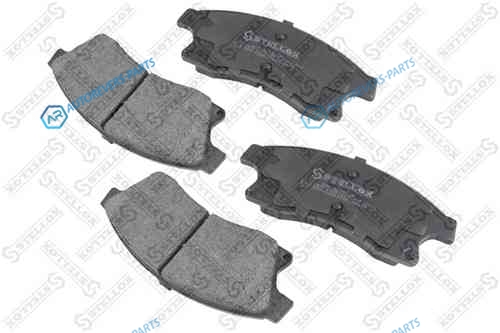 000 024B-SX_колодки дисковые передние! с антискрип. пл.| Opel Astra| Chevrolet Cruze 1.4-2.0 09>