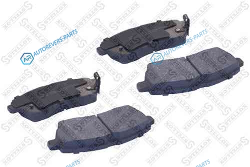 000 087B-SX_колодки дисковые передние! с антискрип. пл.| Ford Fiesta 1.25-1.6i|1.4-1.6DCi 08>