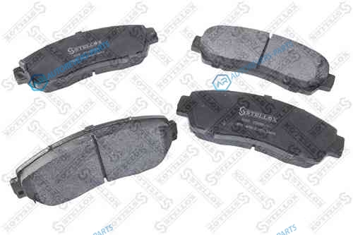 000 258B-SX_колодки дисковые перед.! с антискрип. пл.| Honda CR-V III 2.0i-VTEC|2.2i-CTDi 07>